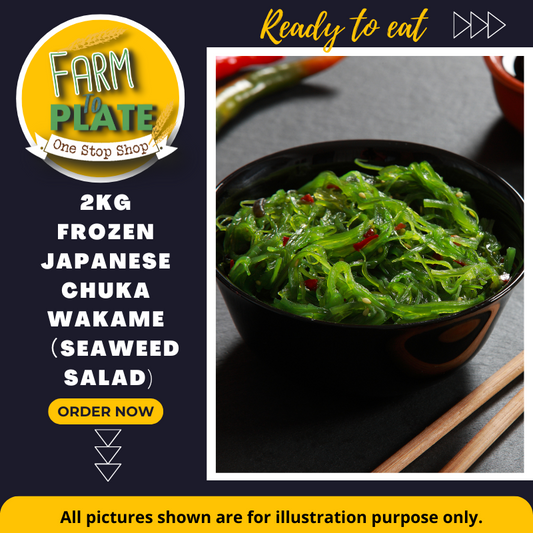 【FARM TO PLATE】Japanese Chuka Wakame / Japanese Seaweed Salad / Frozen / 1kg / 2kg