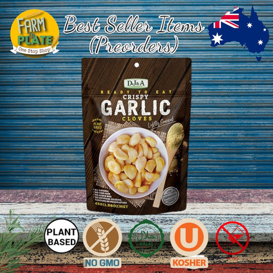 【FARM TO PLATE】DJ&A Crispy Garlic Cloves 45g