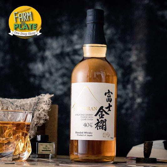 【FARM TO PLATE】Japan Fujikinran Blended Whiskey 700ML (Alc 40%)