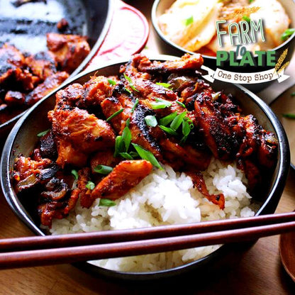 【FARM TO PLATE】500g Spicy Chicken Bulgogi Marinated Meat / 香辣鸡肉片