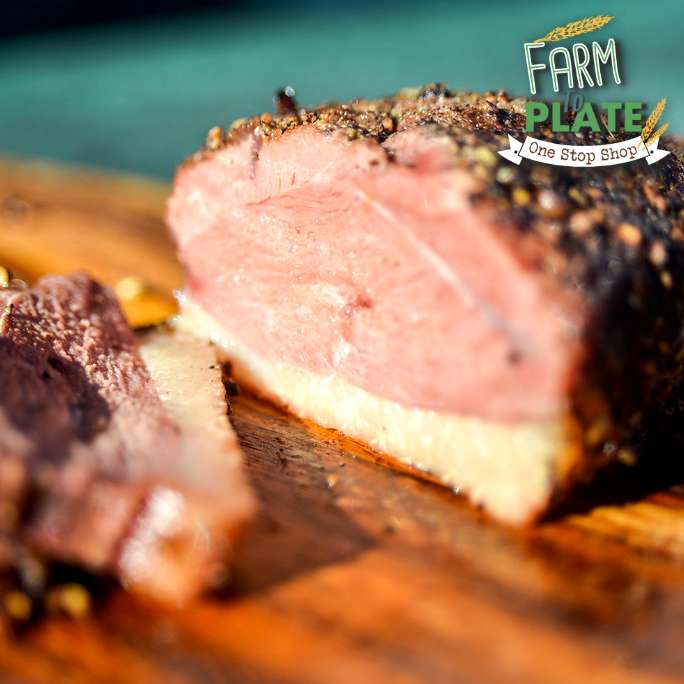 【FARM TO PLATE】Smoked Duck Breast Black Pepper / 4 Pieces per packet